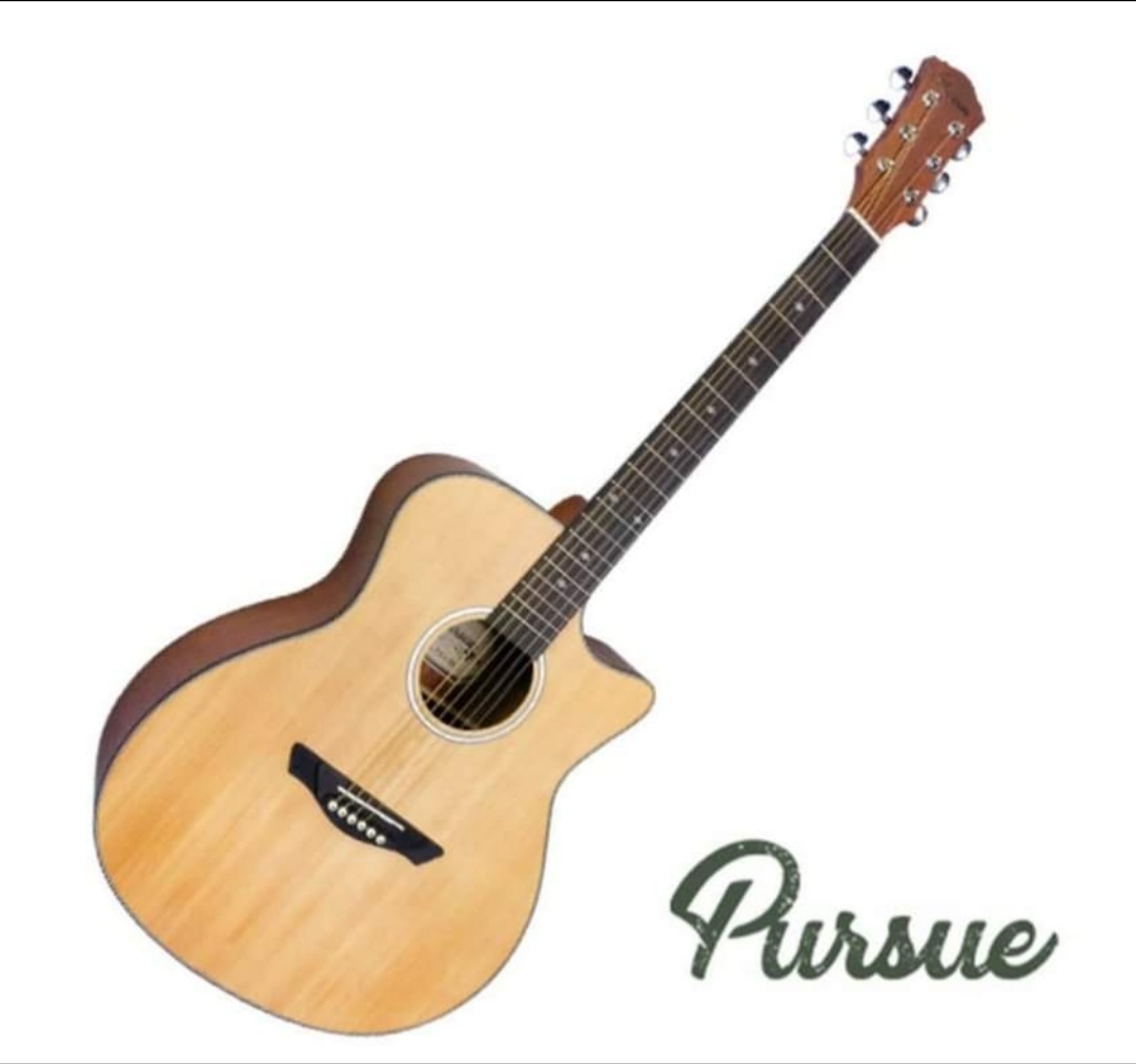Pursue PSJ-01 雲杉單板 桃花心背側 41吋 民謠吉他