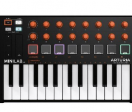 Arturia MiniLab MkII MIDI鍵盤 (限量橘旋鈕 )